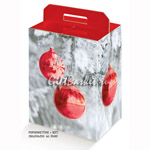   Sfere Rosse PORTAPANETTONE + BOTT